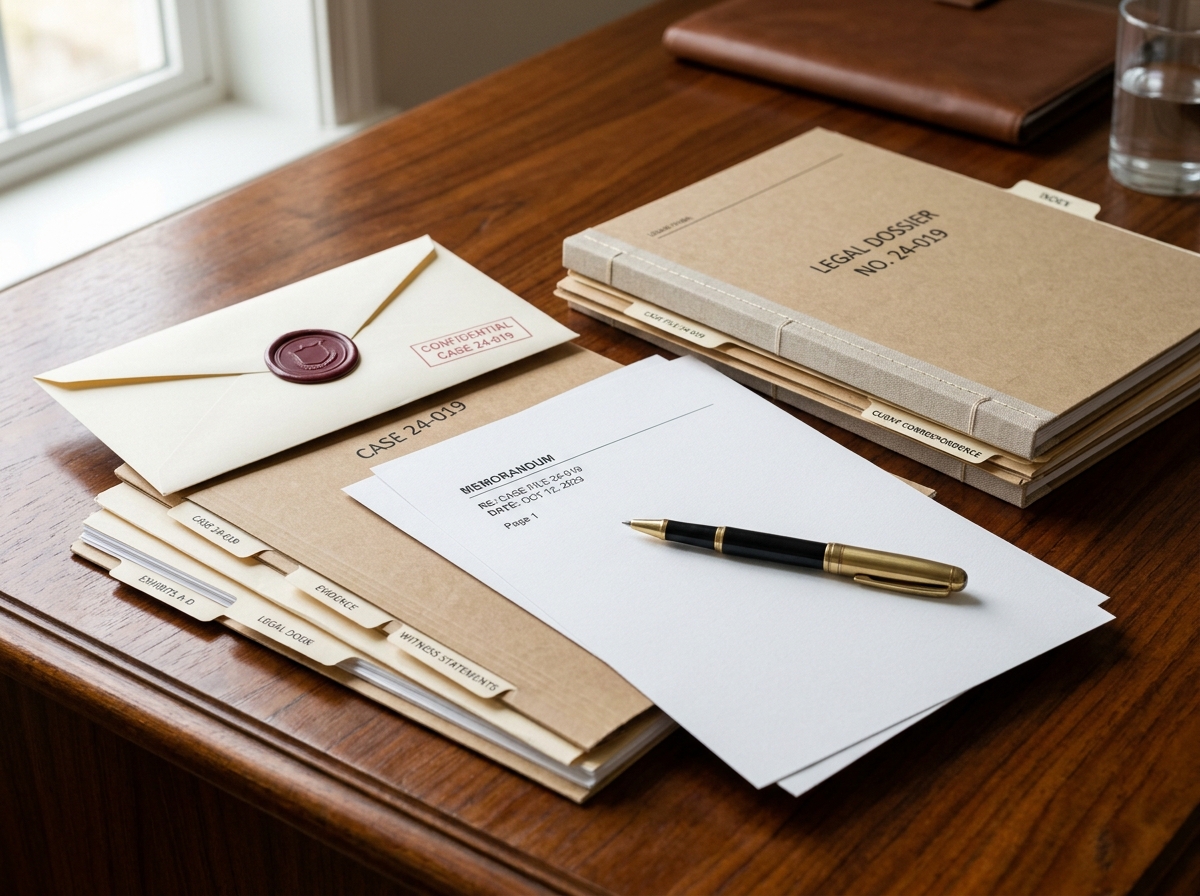 Dossier and organized paperwork for Gazette of India name change notification